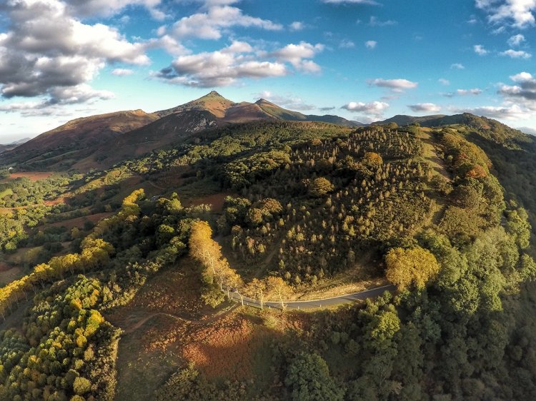 Панорамные снимки с высоты птичьего полета, сделанные дроном Панорамные снимки с высоты птичьего полета, сделанные дроном