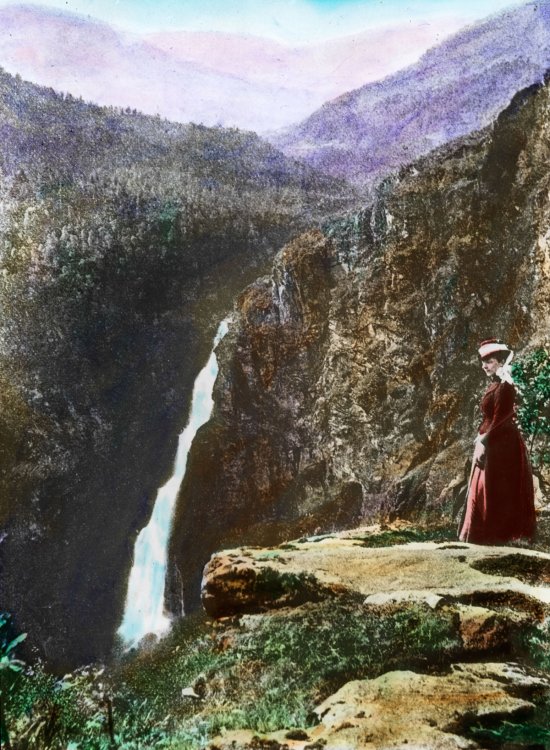 Разукрашенные вручную фотографии Норвегии 1900 года Разукрашенные вручную фотографии Норвегии 1900 года