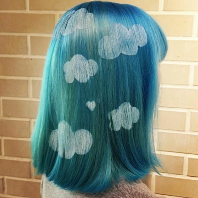 Новый модный тренд Instagram: #hairstencil Новый модный тренд Instagram: #hairstencil