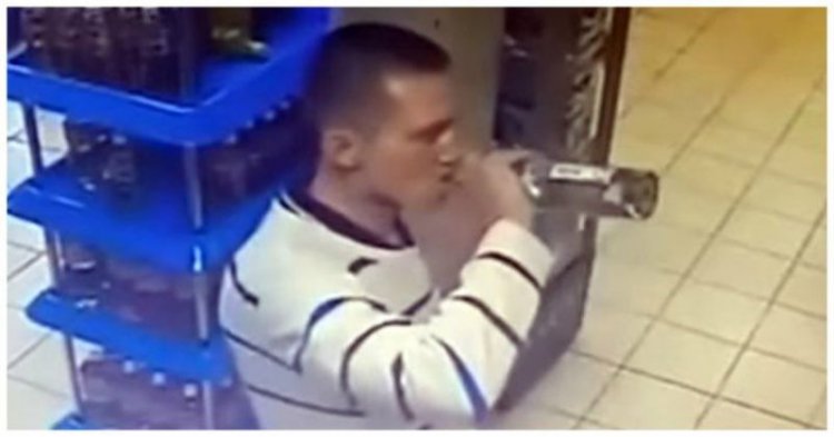 Бутылка водки за 60 секунд! Житель Владивостока стал героем соц-сетей! (видео) Бутылка водки за 60 секунд! Житель Владивостока стал героем соц-сетей! (видео)