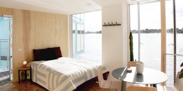 Плавающие общежития из морских контейнеров для датских студентов Плавающие общежития из морских контейнеров для датских студентов