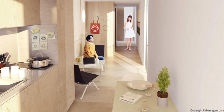 Плавающие общежития из морских контейнеров для датских студентов Плавающие общежития из морских контейнеров для датских студентов