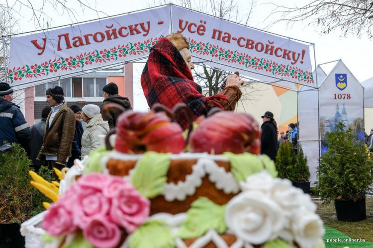 Фоторепортаж с дожинок в Логойске Фоторепортаж с дожинок в Логойске