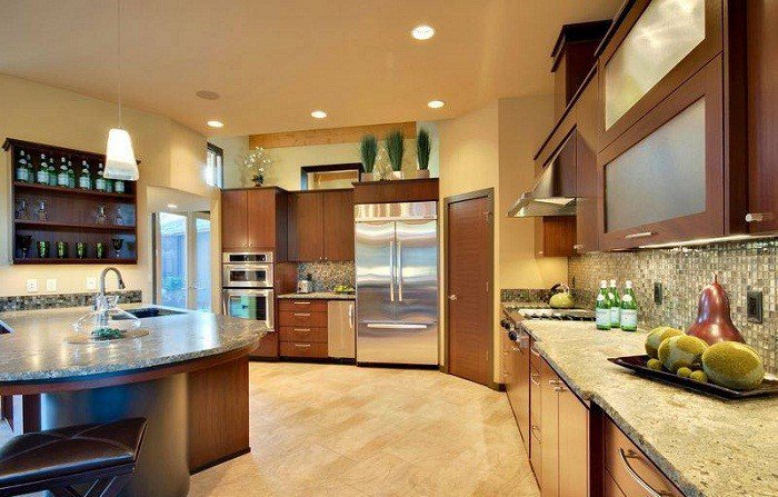 Стильные интерьеры современных кухонь Стильные интерьеры современных кухонь