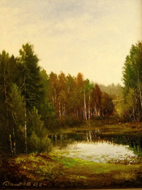 Картины Василия Денисова с русскими пейзажами Картины Василия Денисова с русскими пейзажами