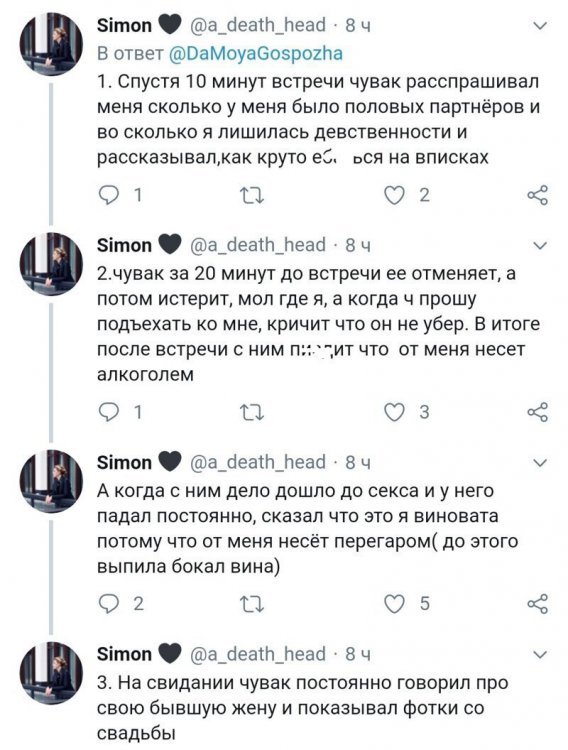 Женские откровения о неудачных свиданиях, которые мужчинам нужно взять на заметку Женские откровения о неудачных свиданиях, которые мужчинам нужно взять на заметку